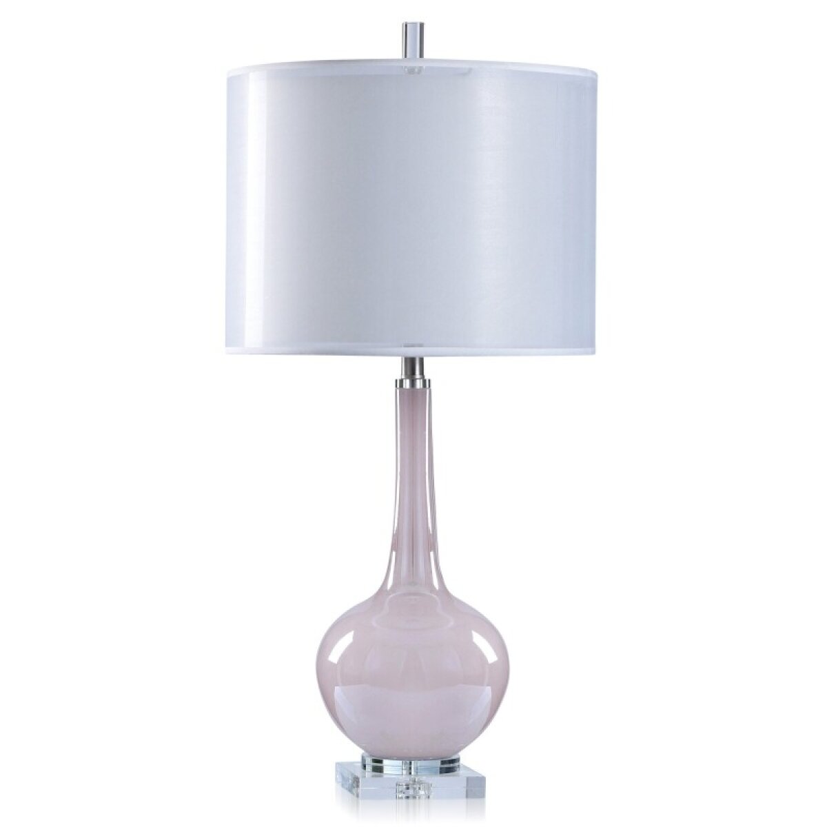 39baf9ad55e9b66d9d08d7f72a69fd62 Soft Vanyear Glass Body & Clear Crystal Glass Base Table Lamp 150 Wa - Image 1