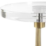 Waveney Drink Table, Brass - Image 7