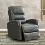 Ringo - Florence Grey Power Swivel Glider Recliner - Image 3