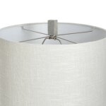 Sandpiper Table Lamp In Chittaway Bay Finish Linen Drum Shade - Image 5