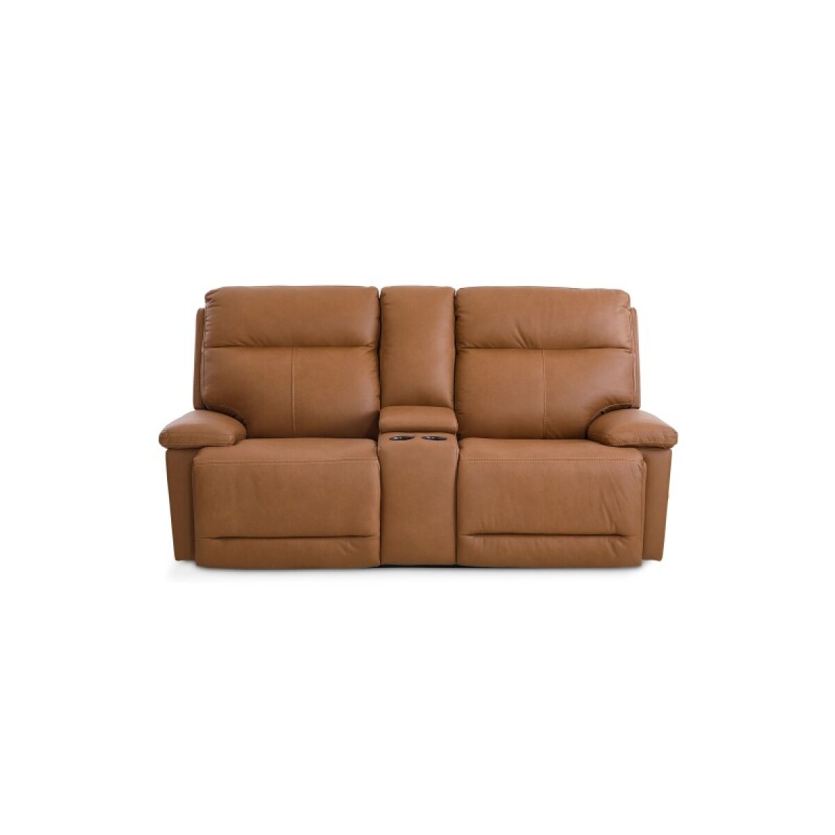 3af7b54470ec540db25502ef16446e9b Fletcher Leather Power Reclining Loveseat with Center Console - Image 1