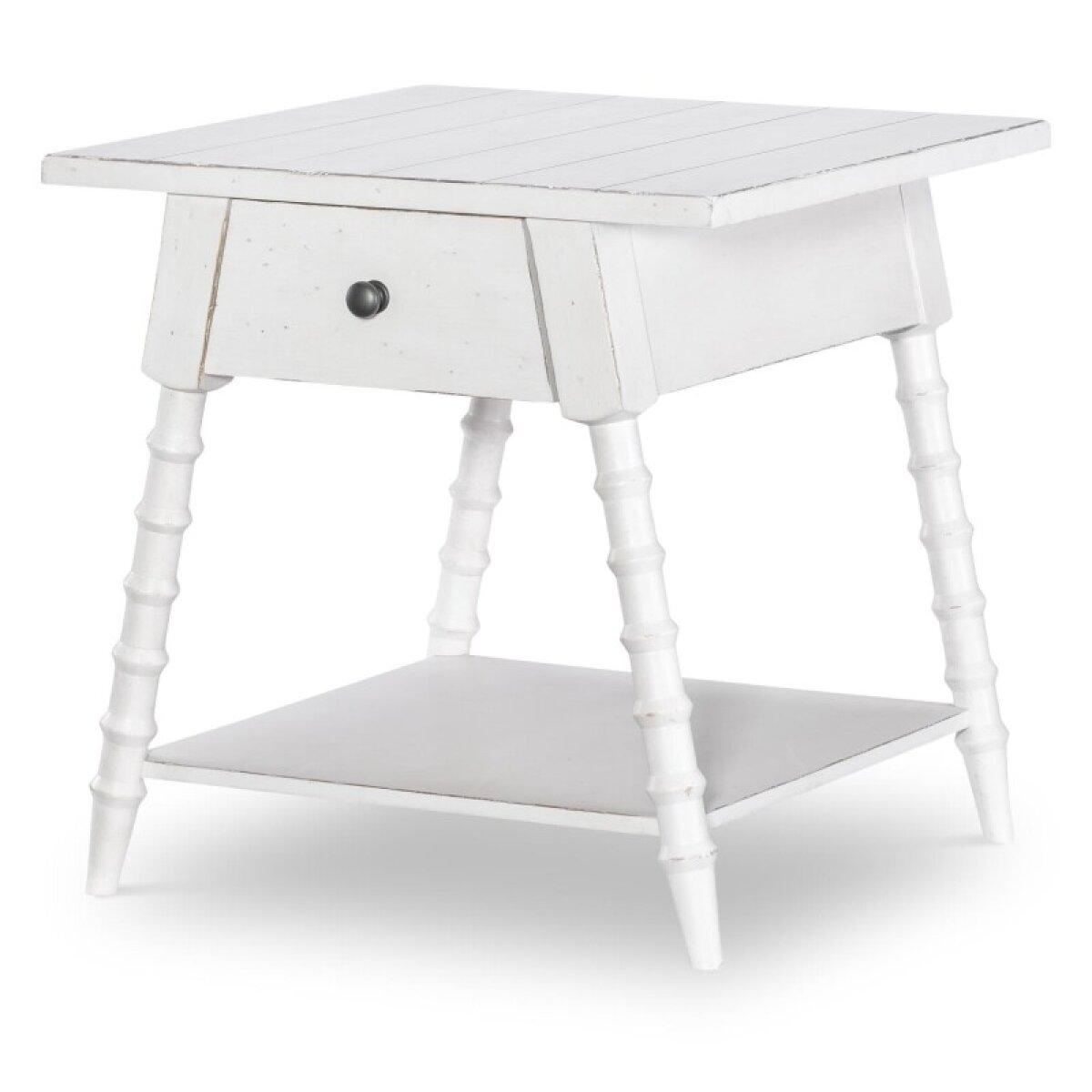 3b35d4e9cd9410748fbf540f78e75bca Splayed Bobbin Leg 1 Drw End Table - Image 1