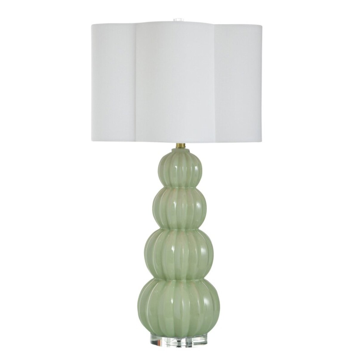 3b6200a9e19a6052df4eaa9900f92227 Ophelia Tamara Day For Stylecraft Mint Ceramic Table Lamp - Image 1