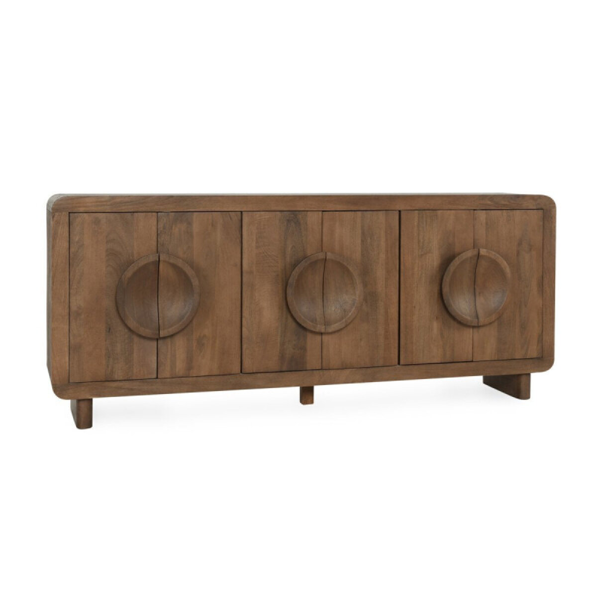 3b6df45a4856acddf72ed71a66cc2ab5 Vally Solid Wood 6dr Buffet - Artisan Brown - Image 1