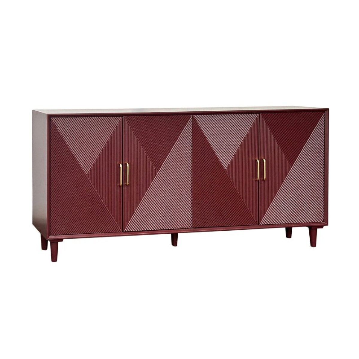 3bd2d69e5b07f658468dfff8d86beb39 Arvada Four-Door Sideboard (Merlot) - Image 1