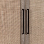 Jensen Solid Wood 4dr Cabinet - Meadow Taupe - Image 7