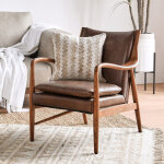 Kiannah Club Chair - Barrel Brown - Image 5