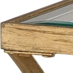 Alayna End Table, Gold - Image 3