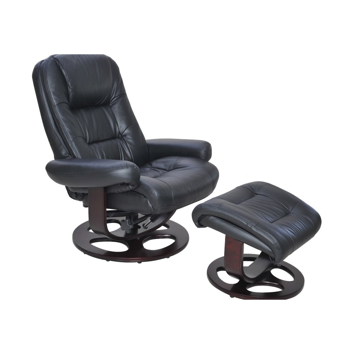 3c31785f477ee248bba93bc176dd5379 Jacque Pedestal Reclining Chair & Ottoman - Image 1