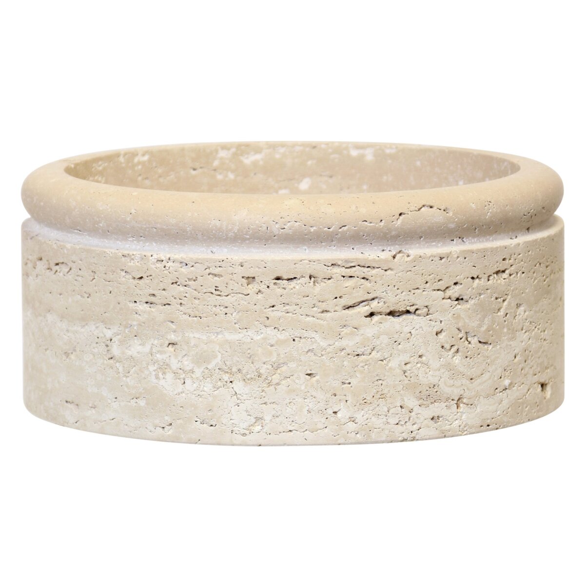 3c6ff99d91c83ec4a240c3908ac7ea1c Tappen Bowl | Travertine Bowl - Image 1