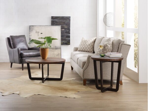 Parkcrest, Commerce and Market Living Room Parkcrest Round Cocktail Table - Image 4