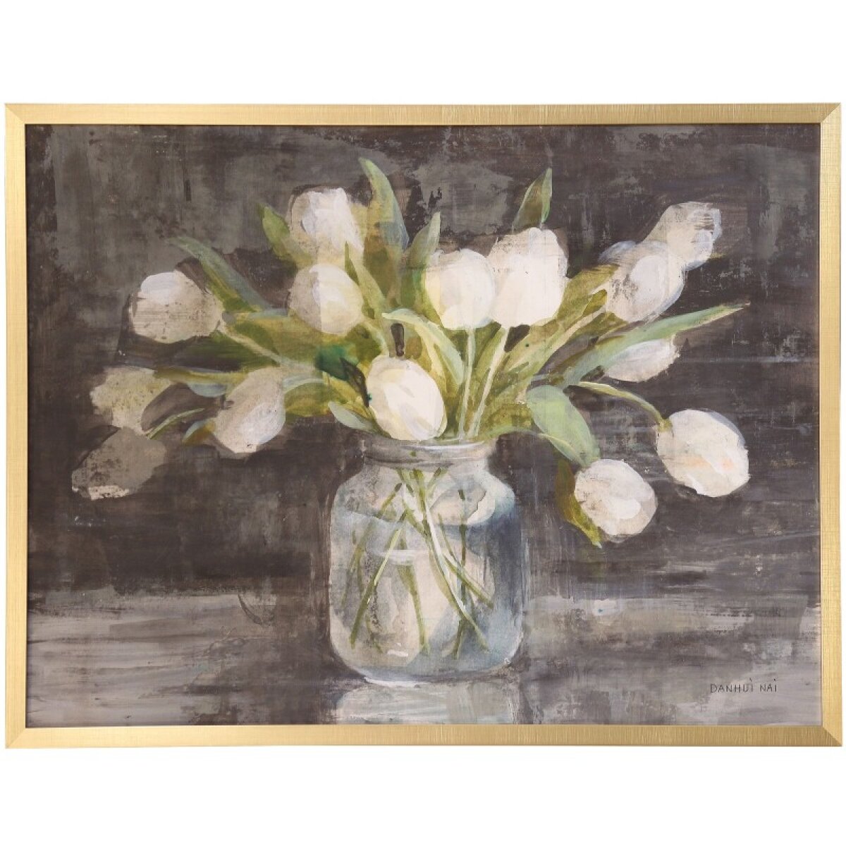3cbc7f8f73695ba86e8f5b7a2d2e5e2e April Tullips Manufactured Framed Canvas - Image 1