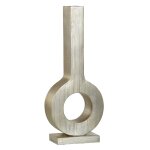 Norman Wyatt Home Champagne Silver With Gold Highlights Molded Vase