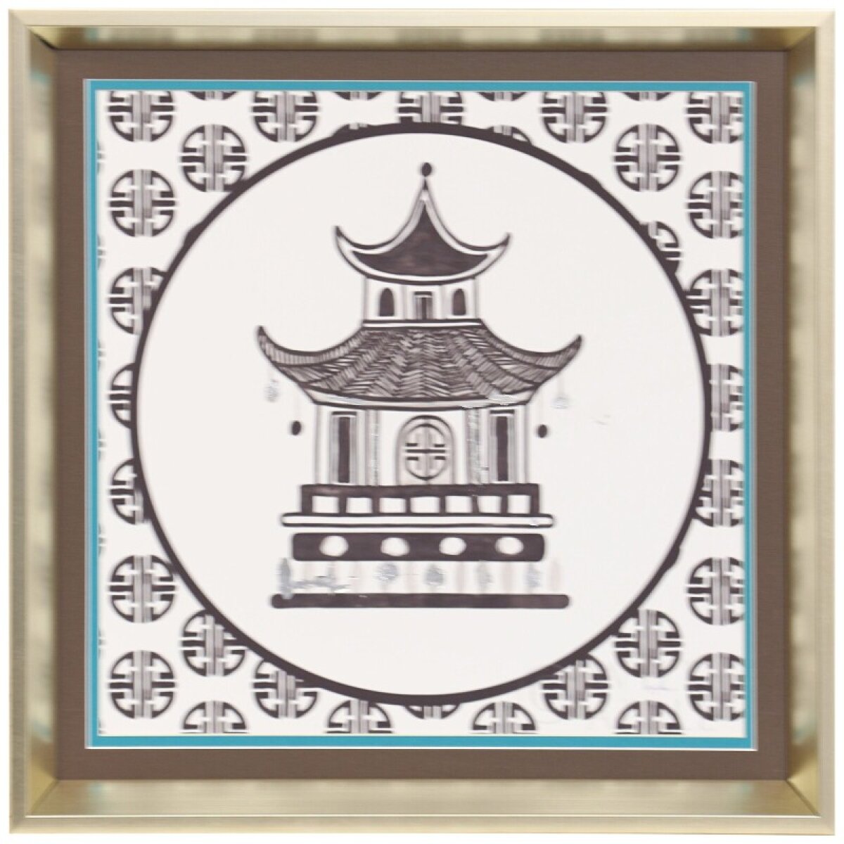 3d31d5410eb00c383f8954e9714d33f3 Everyday Chinoisere Vi Dann Foley Framed Print Under Glass - Image 1