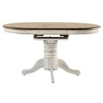 Carolina Crossing Oval Pedestal Table Top- White - Image 4