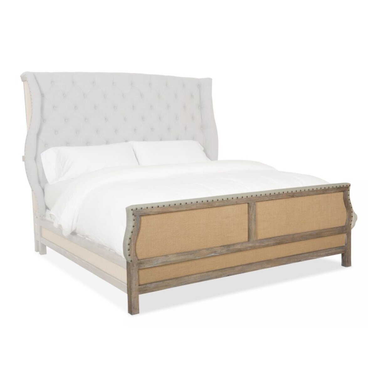 3d9cc7f93ae7d930fb68dfe72649f42f Bedroom Boheme Bon Vivant De-Constructed 6/0 & 6/6 Uph Footboard - Image 1