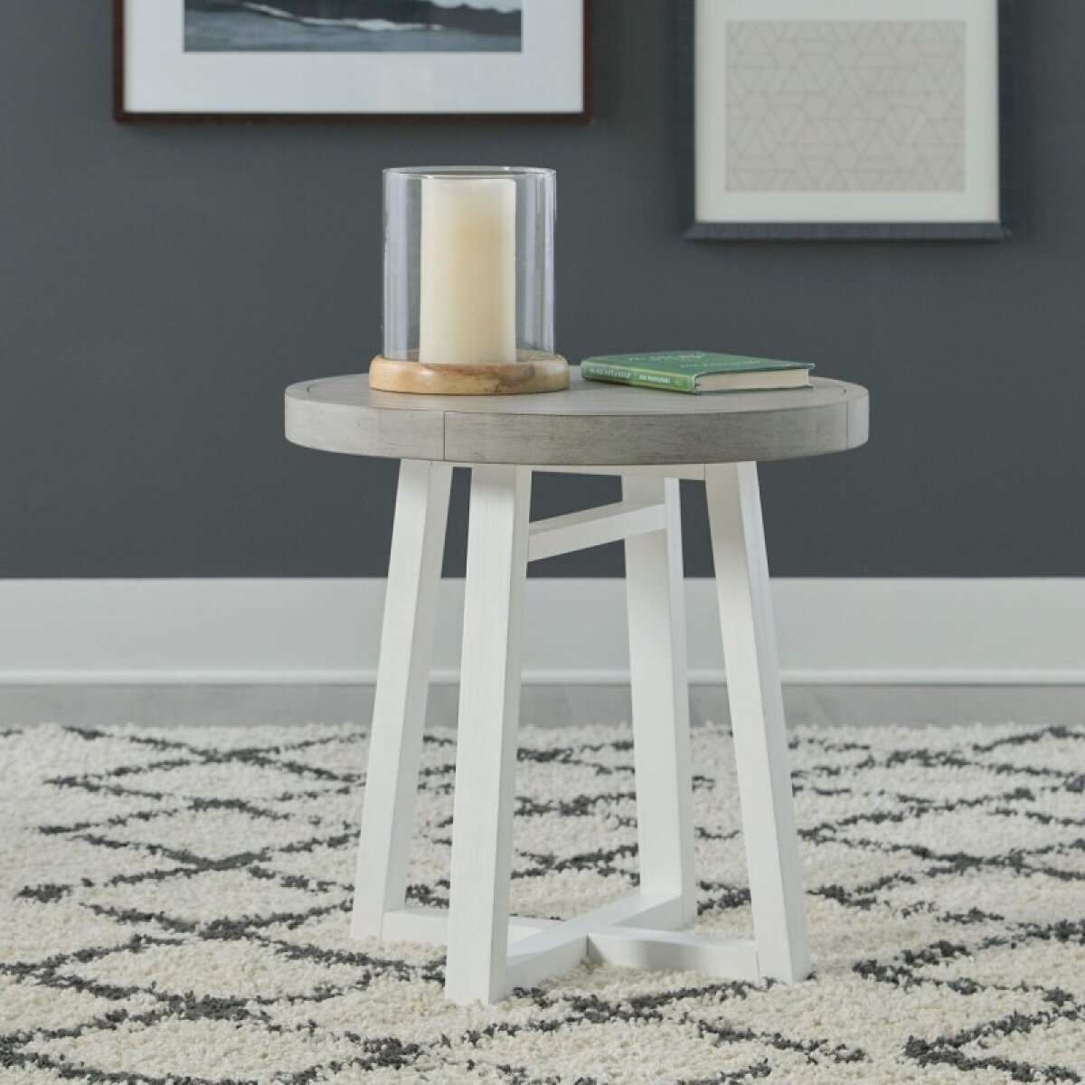 3de7171377f7702b4d045245d8b9dd51 Round End Table - Image 1