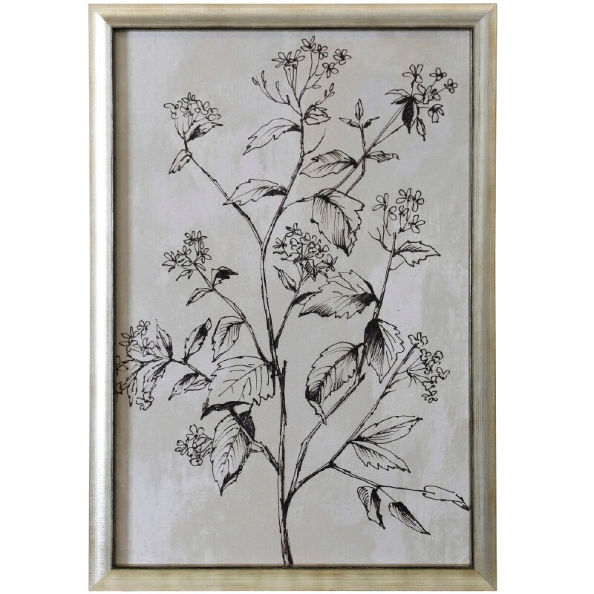 3df8fd5597b5af187771662032be65fb Botanical Delight Ii Textured Framed Print - Image 1