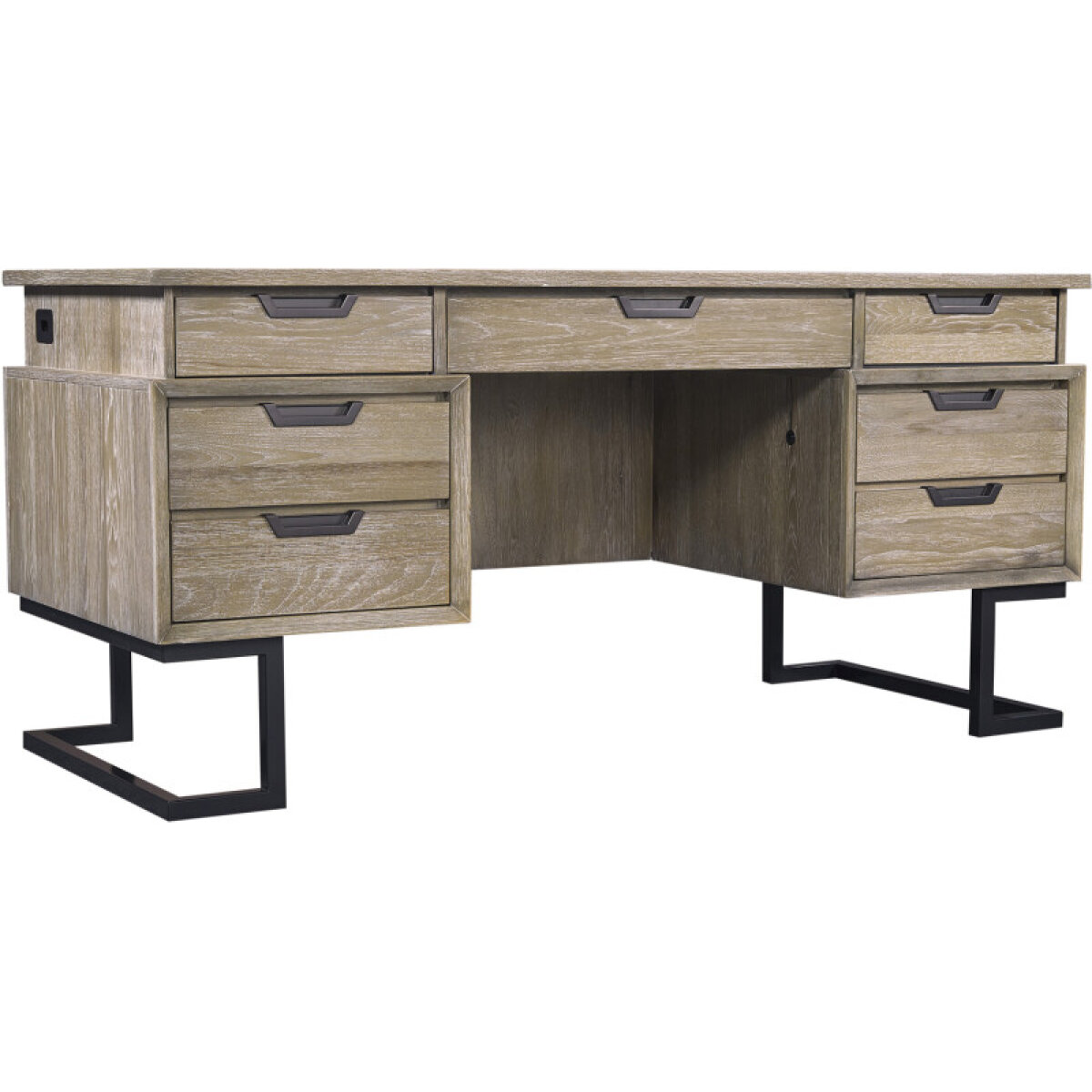 3e057de6b193fba62f21f88864579470 Harper Point 66" Executive Desk - Image 1