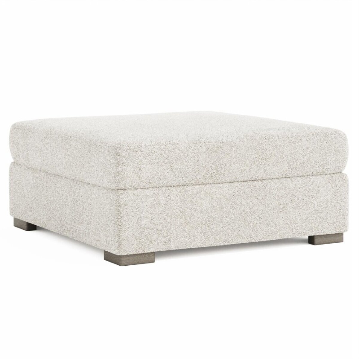 3e6fbc5c612f823930de58114124507b Helena Fabric Ottoman Wood Foot - Image 1