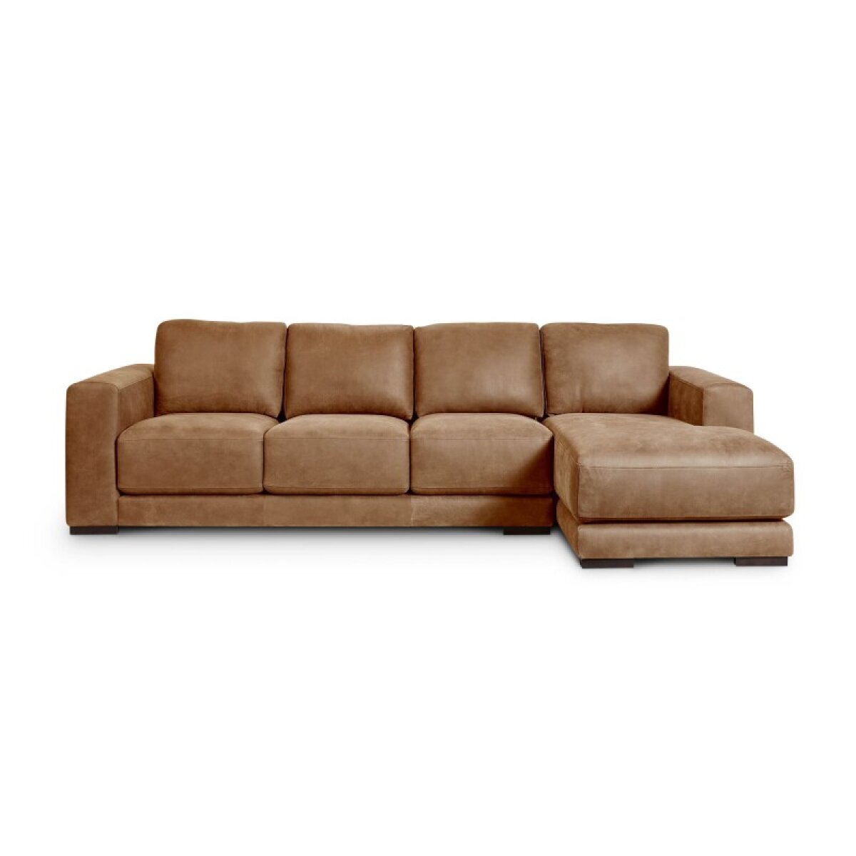 3e9514122f9cee4d1b3ce6039196f29e Cabo Leather Chaise Sectional - Image 1