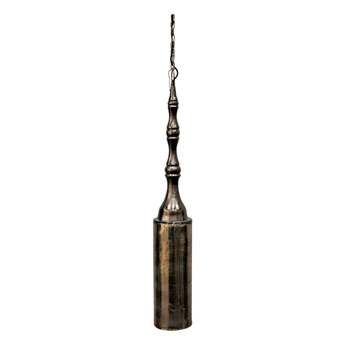 3eb6543c5a4962bb3b617ab0f4db776e Karwi Pendant- Large | Black Diamond Finish On Glass With Aluminium Finial - Image 1