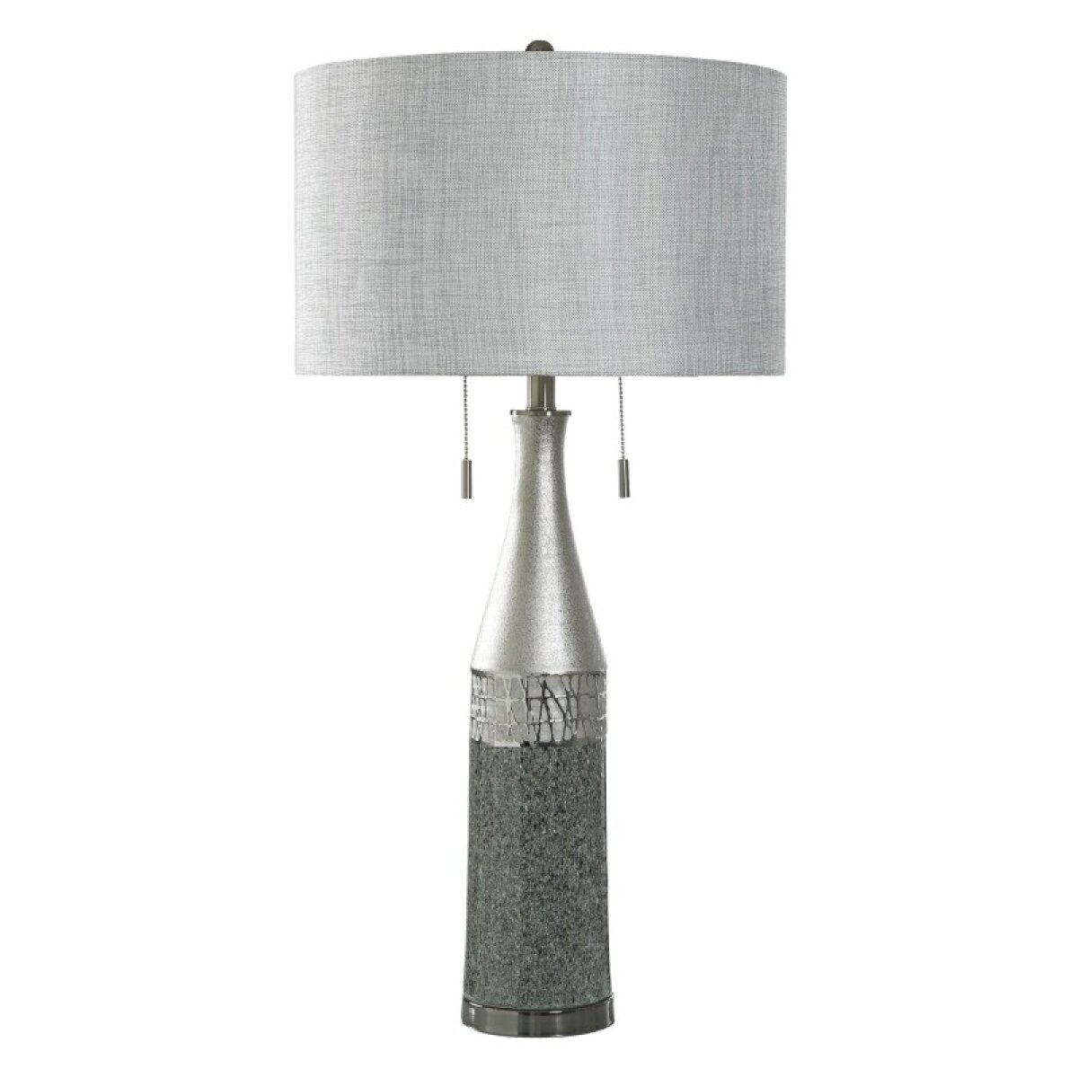 3ee2bed349a12de5a99fae463886d0ac Compas Silver Ceramic Table Lamp - Image 1