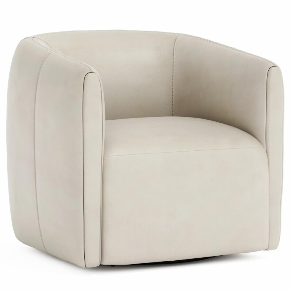 3ef9435a28371b1ac008523ea9701810 Aline Leather Swivel Chair - Image 1