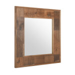 Santa Barbara Solid Wood Square Mirror - Honey - Image 3