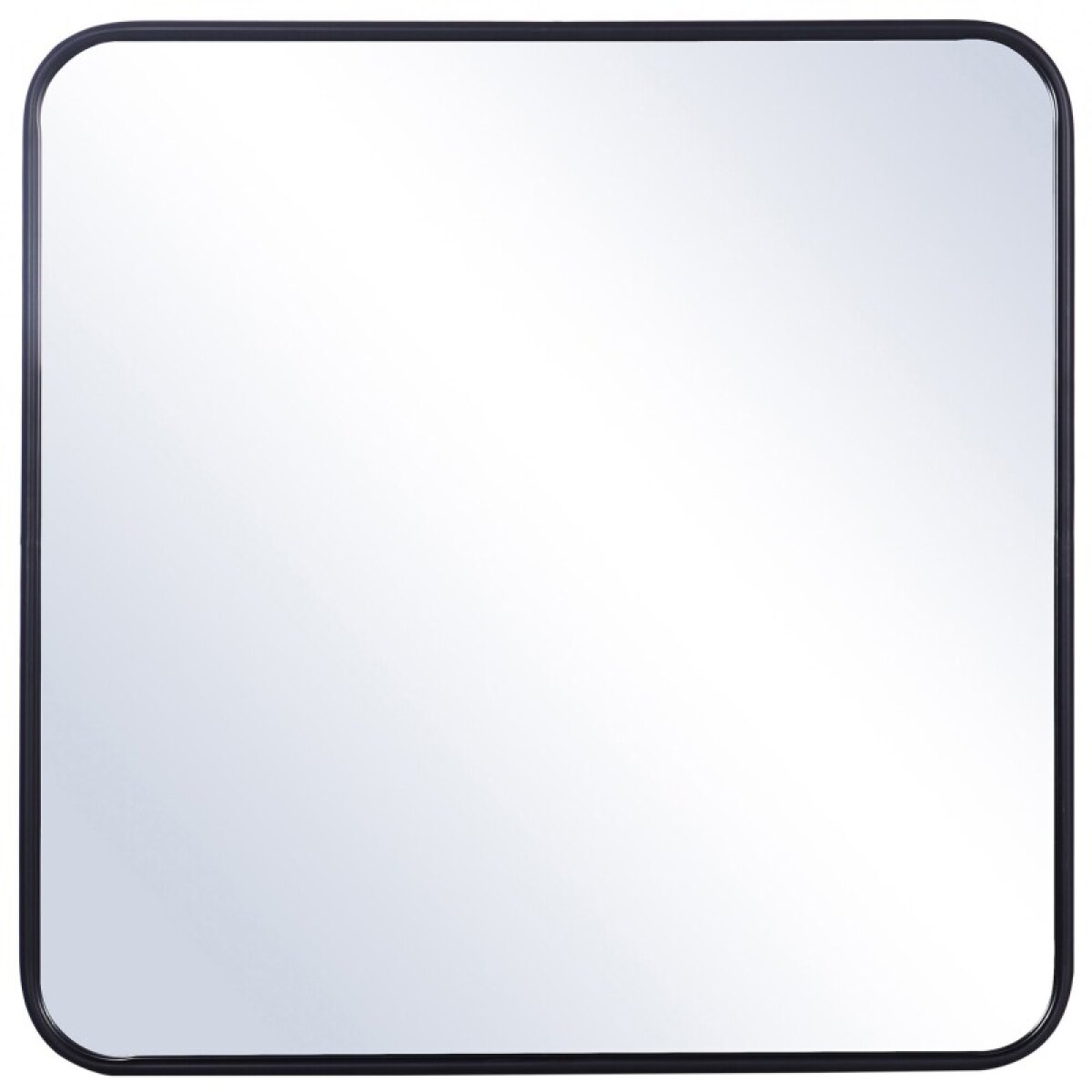 3f5fdebd51cb7a1372e241aa5d6879ad Large Streamline Mirror Metal Frame Clear Glass Mirror - Image 1