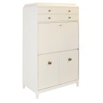 Ivory & Mahogany Multi-purpose Plateau Secretary Desk - Image 3