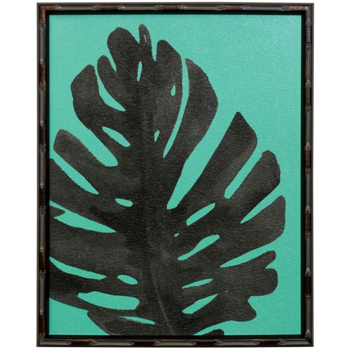 3fa5d97ee98de1bf9c04a7c7b7ff82a1 Tropical Palm I Texture Framed Print - Image 1