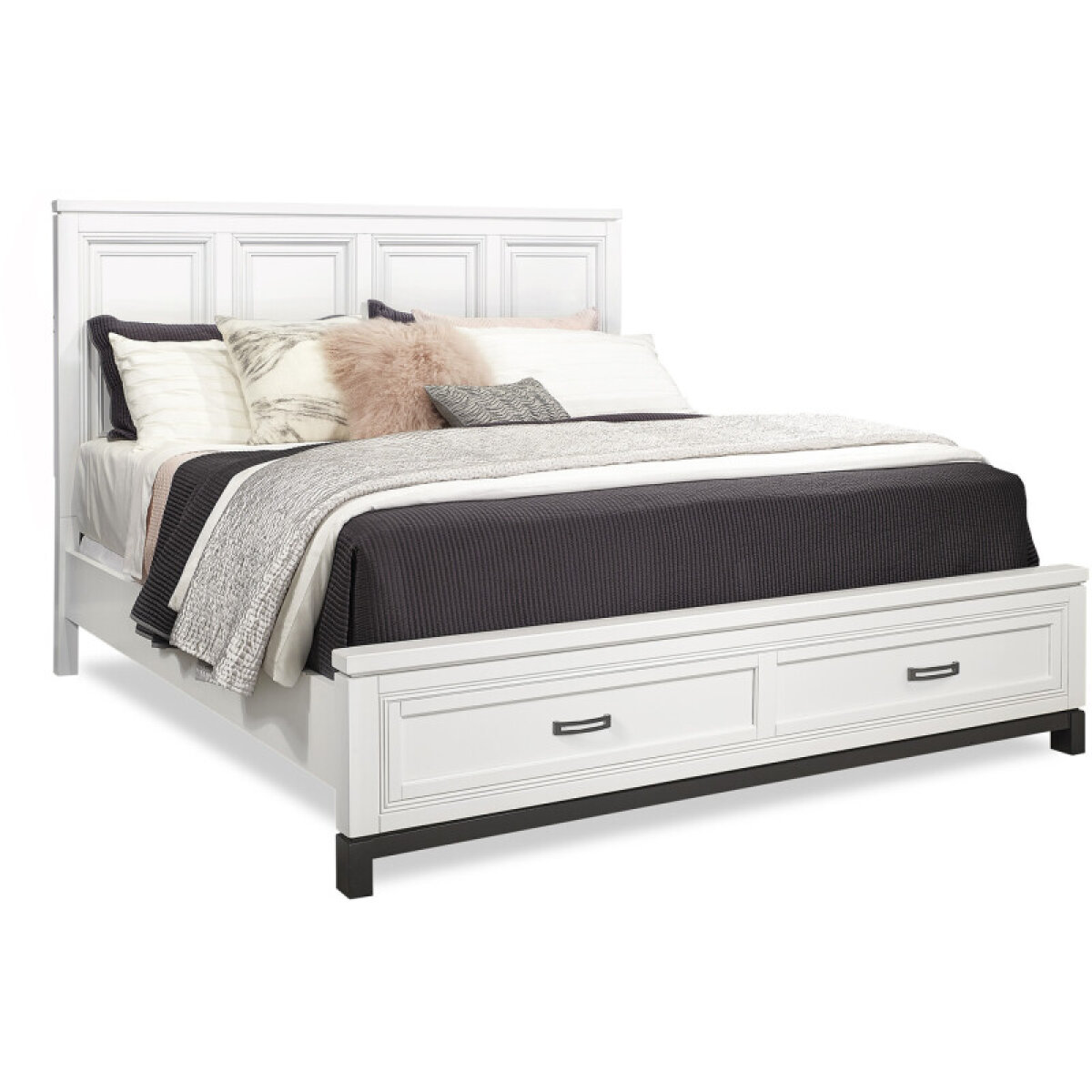 3fb5106bec6dc78fd619bc5a45158de2 Hyde Park Panel Bed I32BRGRP17 - Image 1