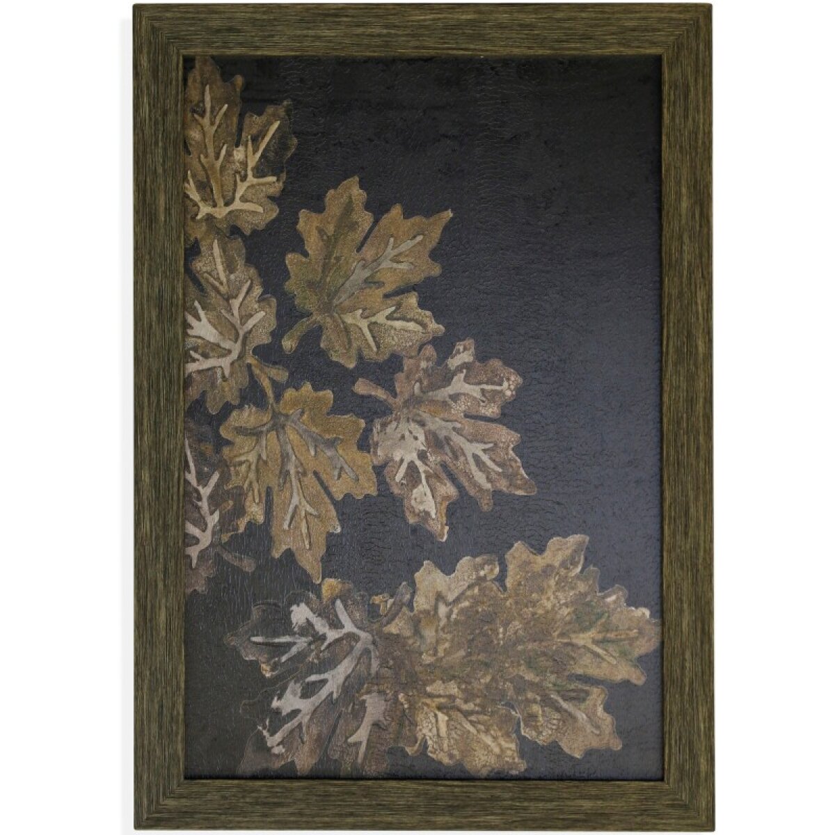 3fbd9f9bdf16377443111d697e4a1c21 Autumn Night I Textured Framed Print - Image 1