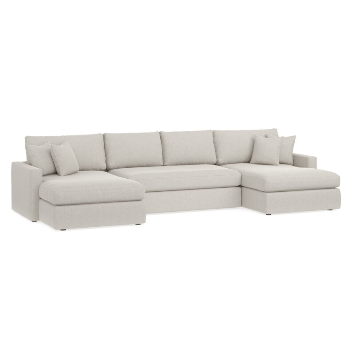 3ff73a32ee4d166c3a09da36c0ef43bf Allure Track Arm Bench Seat U-Shaped Sectional - Image 1