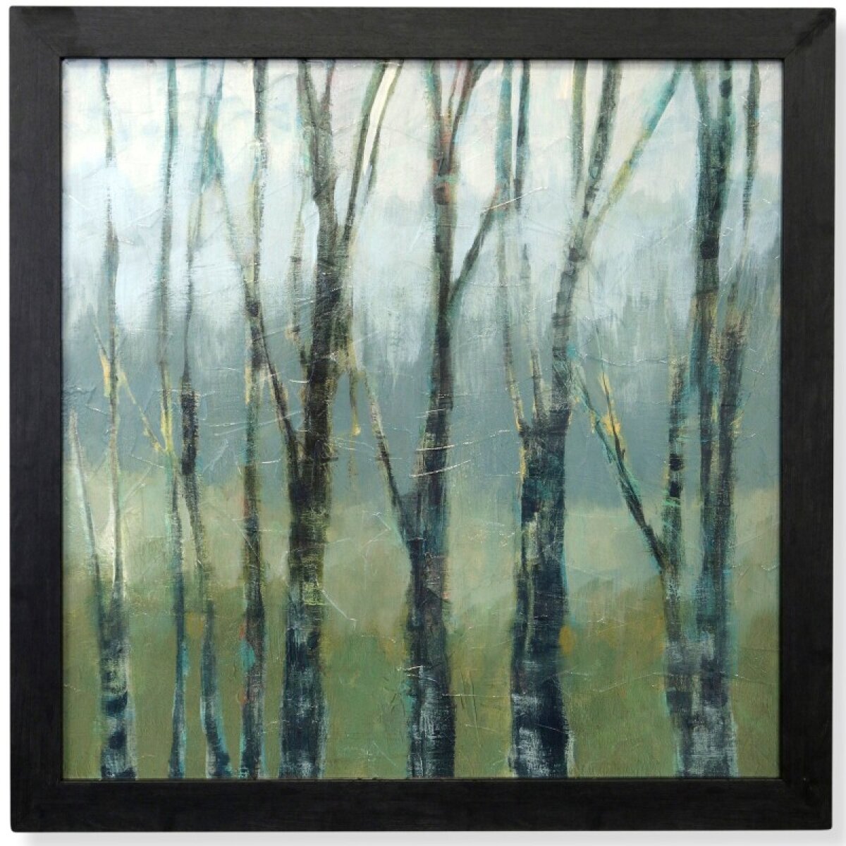 4087b0e928c2ec3421579e5e4622ee2d Transitional Tree Line Ii Textured Framed Print - Image 1