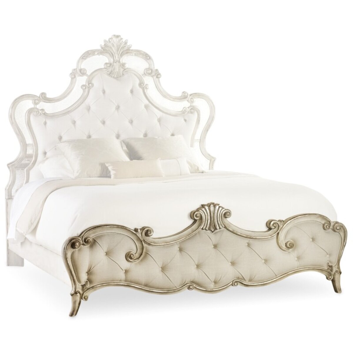 40a25d491216fd379384269050e047fc Bedroom Sanctuary King and California King Upholstered Footboard - Image 1