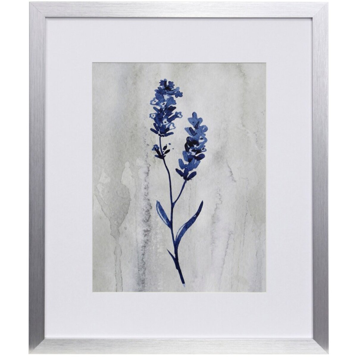 40cbd517254ddcb4982cafcbe3849cca Indigo Botanical Ii Framed Print Under Glass - Image 1
