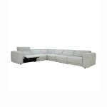 Knoxville Upholstered Power Recliner Sectional - Gray - Image 4
