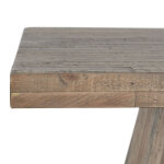 Montana Solid Wood Rectangle Dining Table - Natural - Image 4