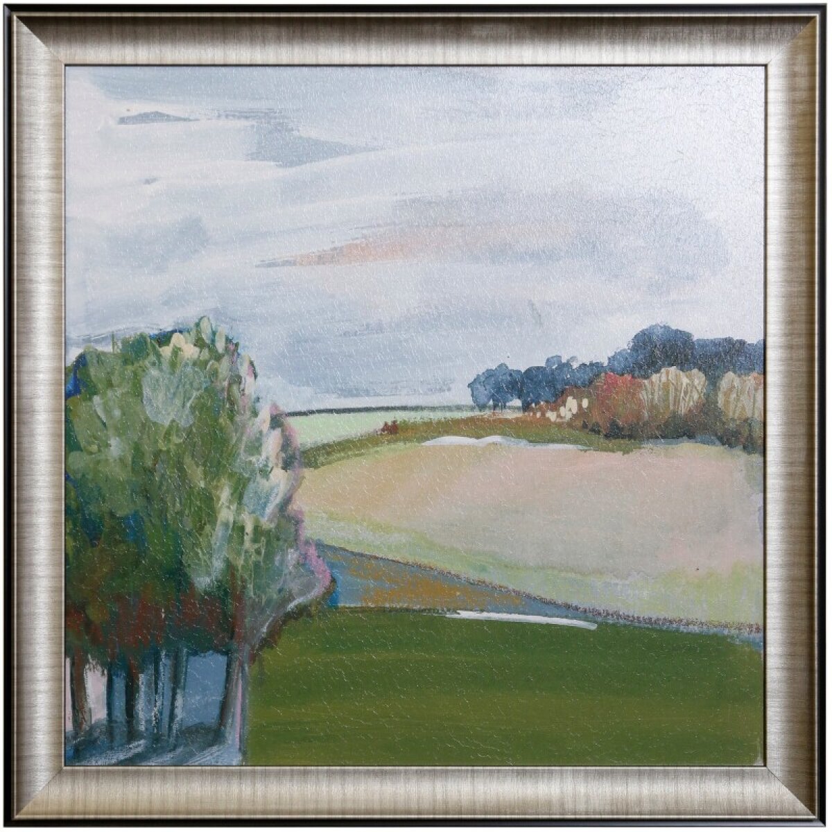 410526cbb9c60af7154d75b8c64e9846 Tuscan View Textured Framed Print - Image 1