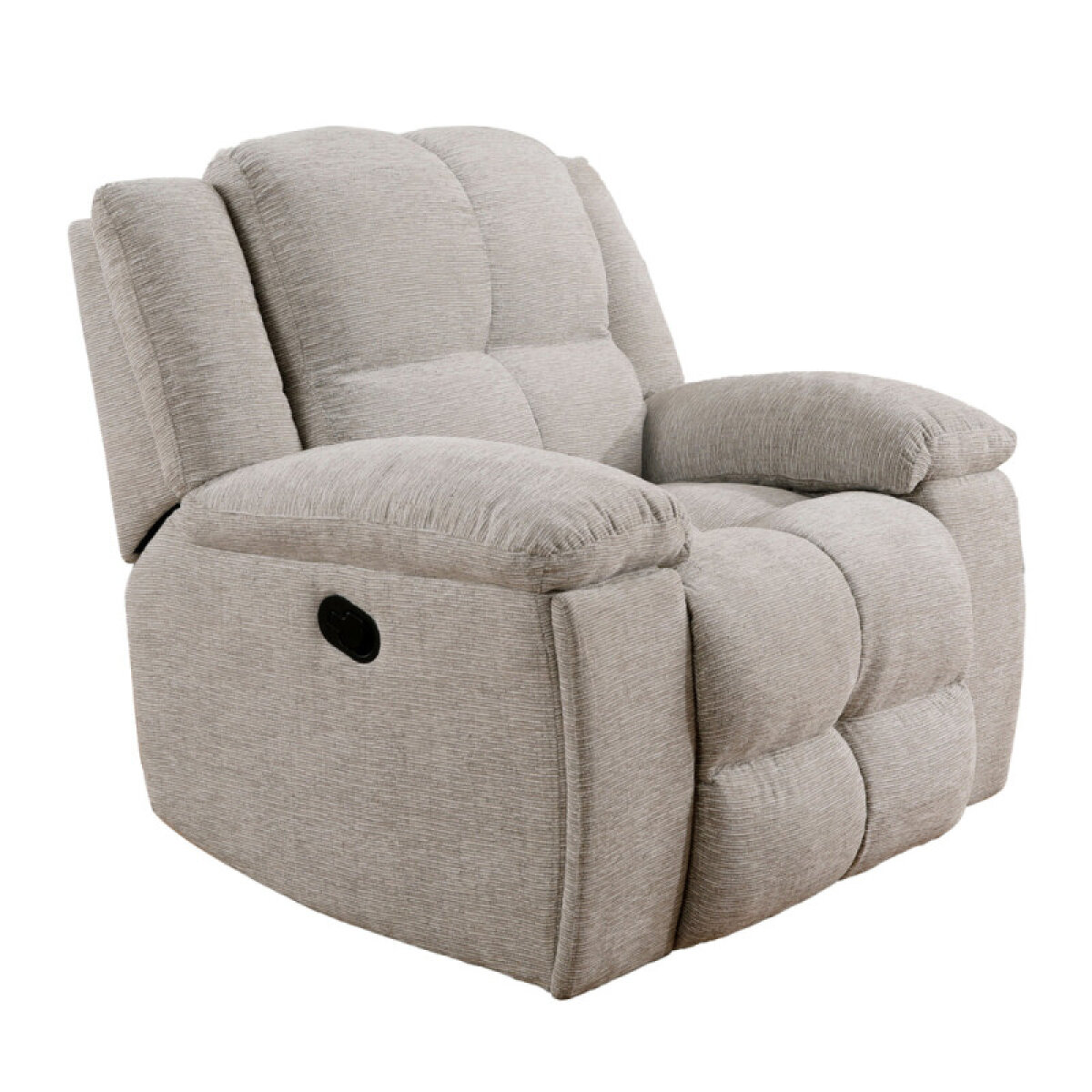 41e7e12cd18284f9fef9f11ee89cb894 Buster - Opal Taupe Manual Recliner - Image 1