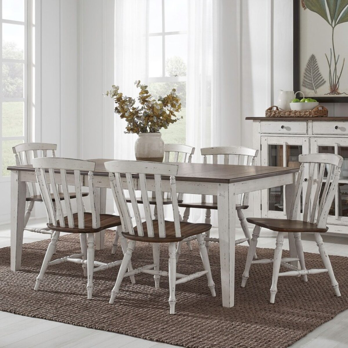 423178871f311d8ded10ab42dc9101eb Al Fresco 7 Piece Rectangular Table Set - Image 1