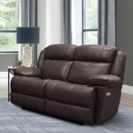 Eclipse - Florence Brown Power Loveseat