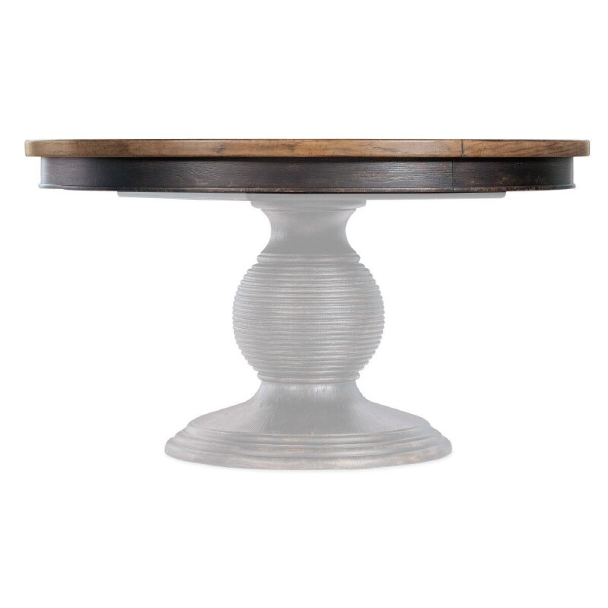 42fbd2f8ef381ffd065830ea8ac77f68 Casual Dining Americana Round Pedestal Table Top w/1-22in leaf - Image 1