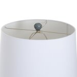 Patley Blue 30in Subtle Ceramic Body With Woven Wicker Textured Design Table Lamp 150 Watts 3- - Image 5