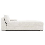 Andie Fabric Right Arm Chaise Without Pillows - Image 4