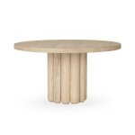 Tiber Solid Wood Round Dining Table
