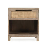 Jensen Solid Wood 1dwr Nightstand - Meadow Taupe - Image 3