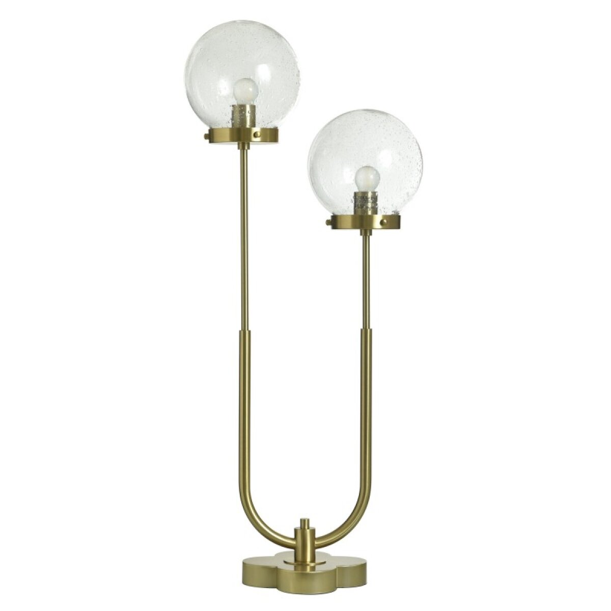 4560f1d00294016ea8c546d9aa41ed96 Eloise Tamara Day For Stylecraft Steel Table Lamp With Glass Globes - Image 1